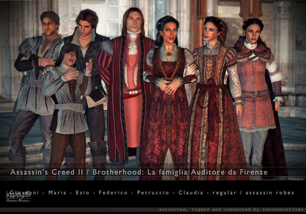 la_famiglia_auditore___xnalara_by_raccooncitizen-d48w30m