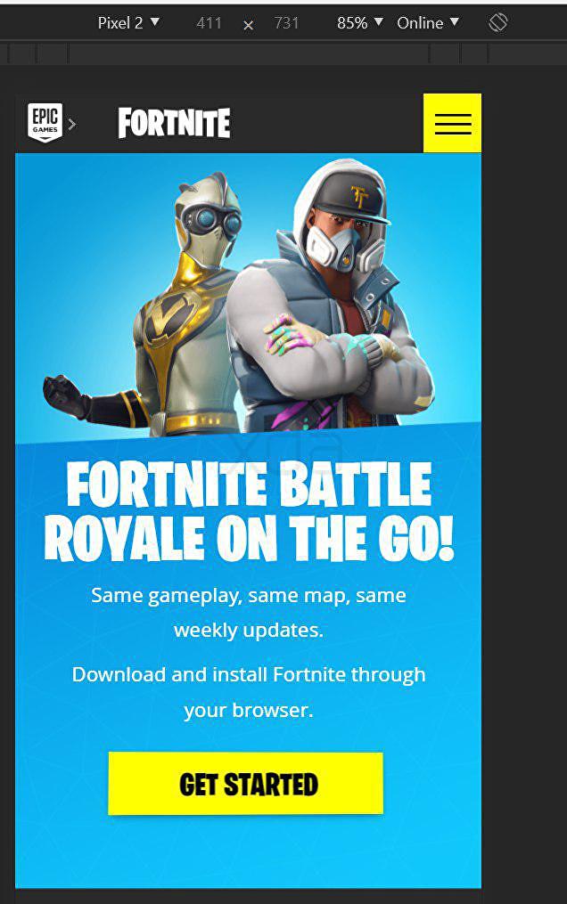 فورتنایت در پلی استور