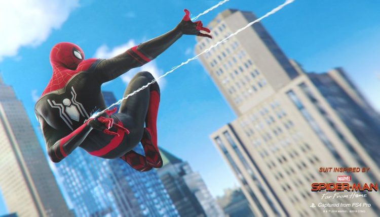 لباسهای Far From Home اسپایدرمن PS4