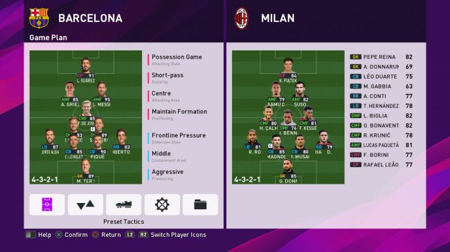 راهنمای PES 2020 بهترین ترکیب - 4-3-2-1
