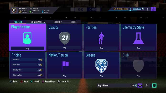 آلتیمیت تیم FIFA 21