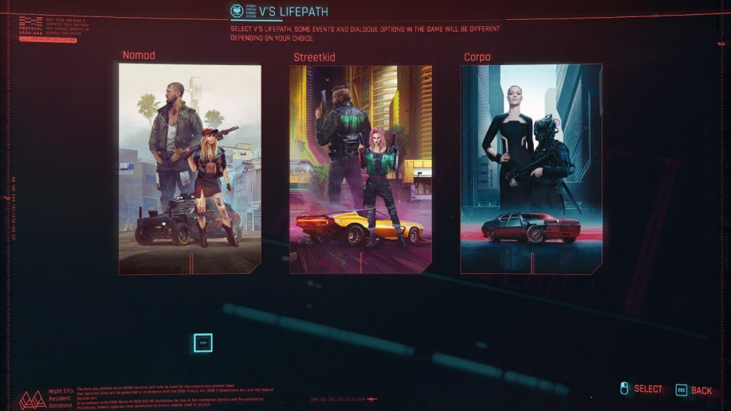 cyberpunk 2077 style