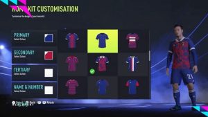 تیم شخصی در بازی FIFA 22