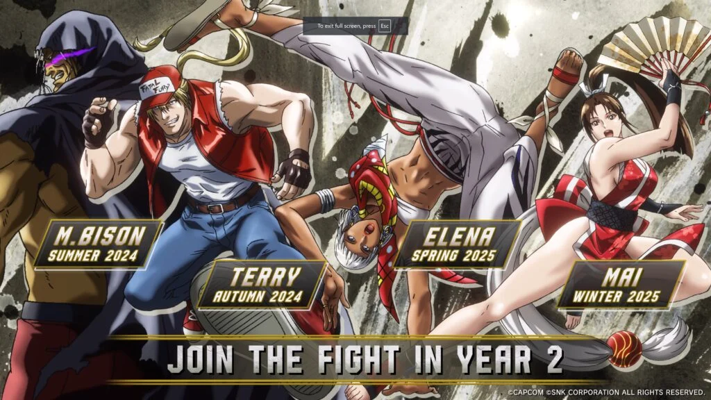 تری و مای از Fatal Fury به جمع مبارزان Street Fighter 6 اضافه می‌شوند